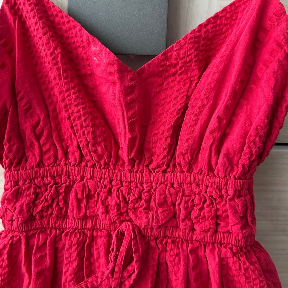 Girls red summer dress Arizona Jean co size S - Picture 2 of 6
